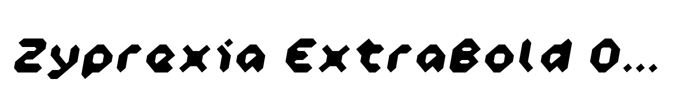 Zyprexia ExtraBold Oblique